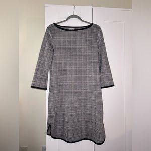 Black/White Plaid Dress Size M!